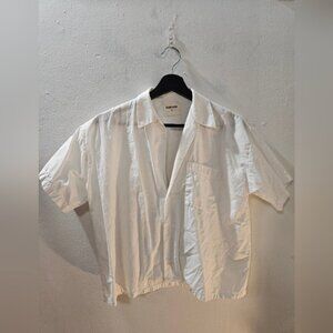 Rudy Jude Organic Cotton Boxy Cropped Shirt